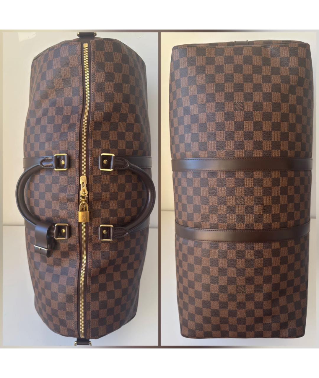 LOUIS VUITTON Коричневая дорожная/спортивная сумка, фото 6