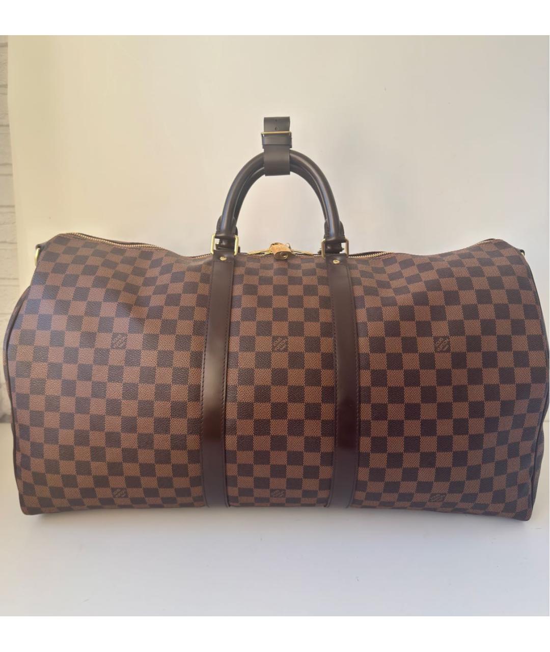 LOUIS VUITTON Коричневая дорожная/спортивная сумка, фото 4