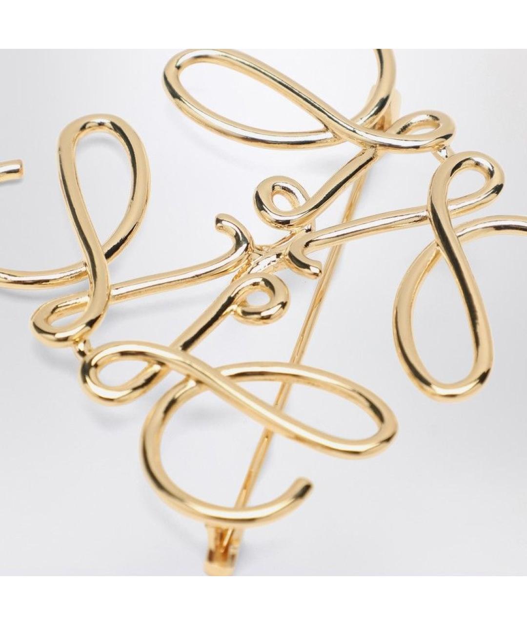 LOEWE Золотая металлическая булавка / брошь, фото 2