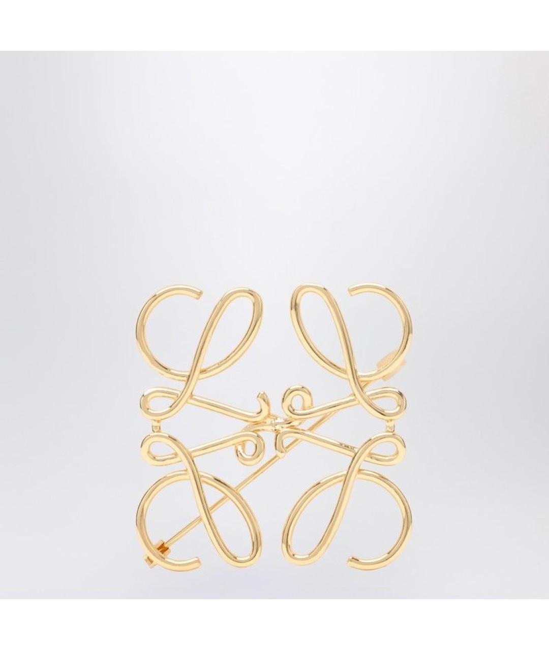 LOEWE Золотая металлическая булавка / брошь, фото 3