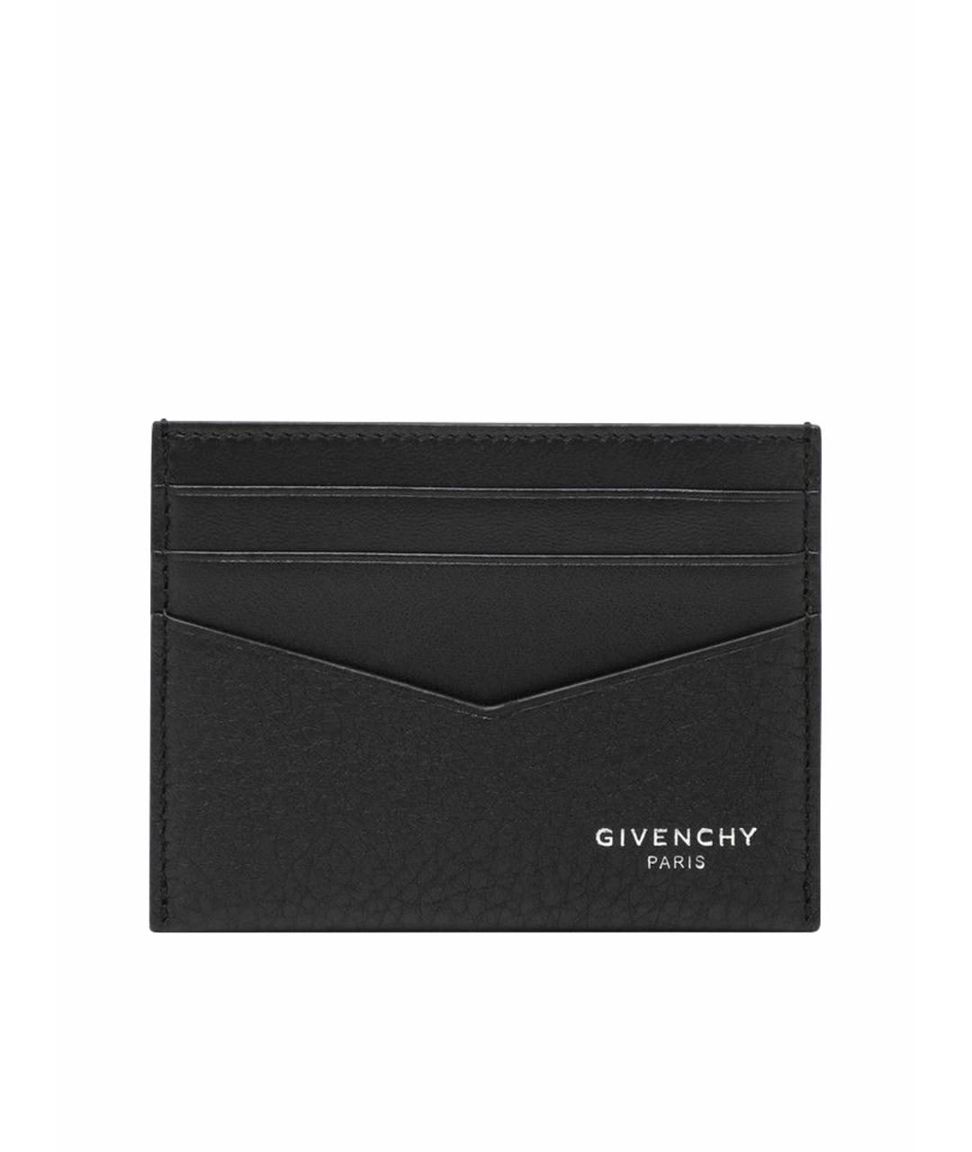 GIVENCHY Черный кожаный кардхолдер, фото 1