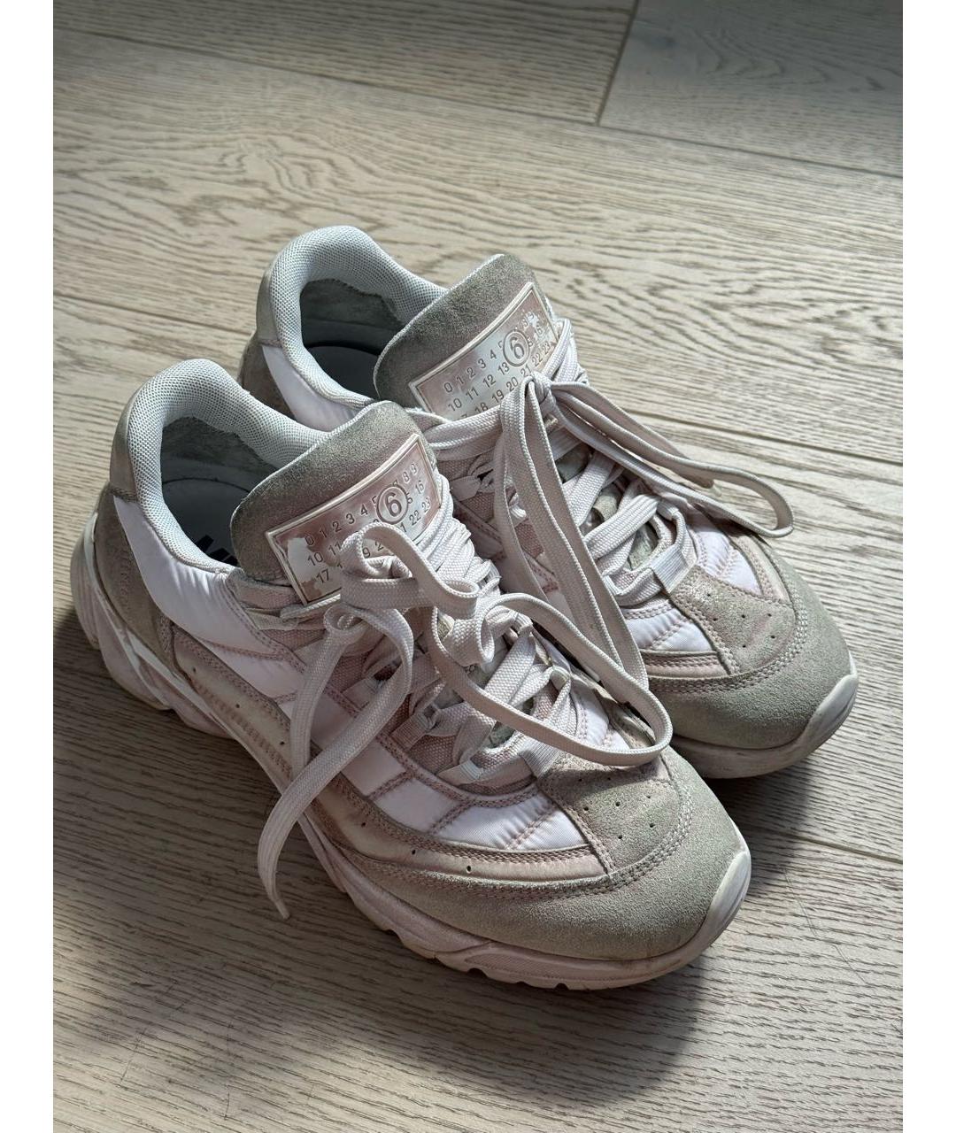 MM6 MAISON MARGIELA Розовые кроссовки, фото 2
