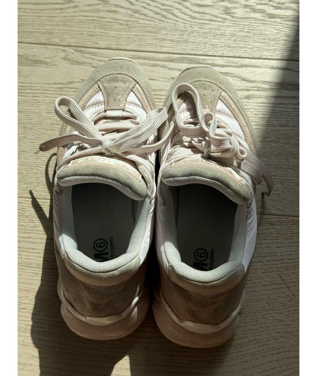 MM6 MAISON MARGIELA Розовые кроссовки, фото 3