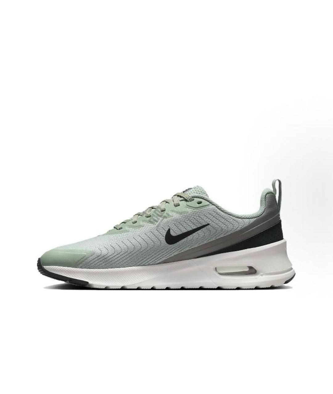 NIKE Зеленые текстильные низкие кроссовки / кеды, фото 2