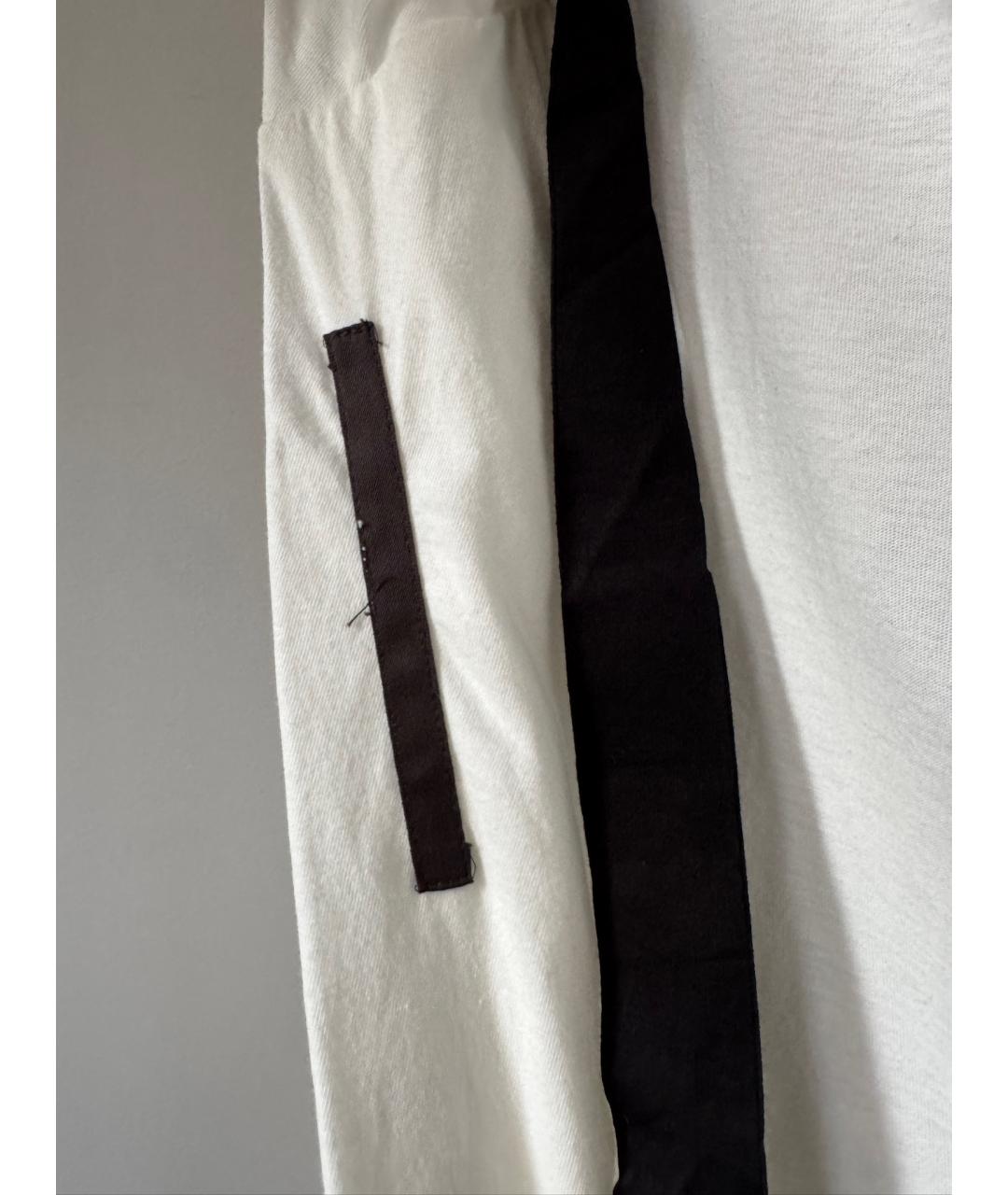 RICK OWENS DRKSHDW Белое хлопковое коктейльное платье, фото 4