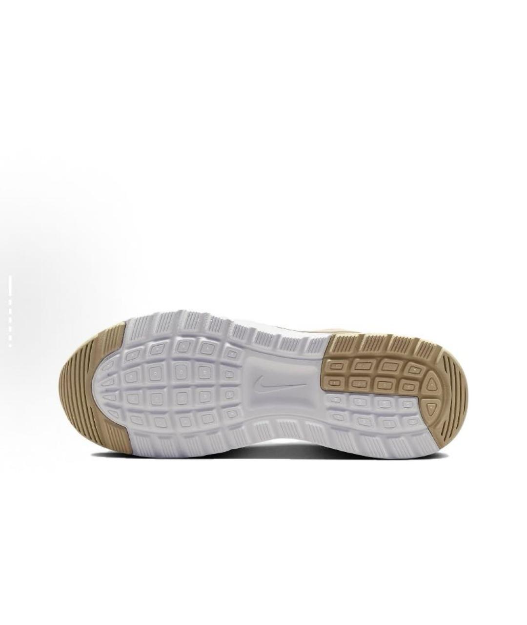 NIKE Бежевые текстильные низкие кроссовки / кеды, фото 6