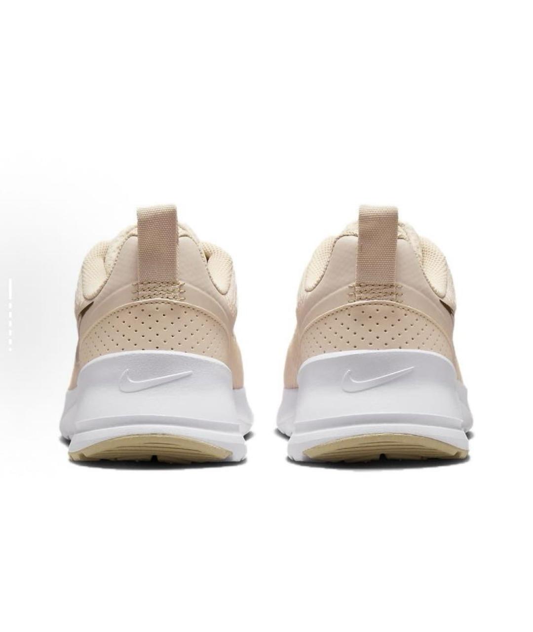 NIKE Бежевые текстильные низкие кроссовки / кеды, фото 5