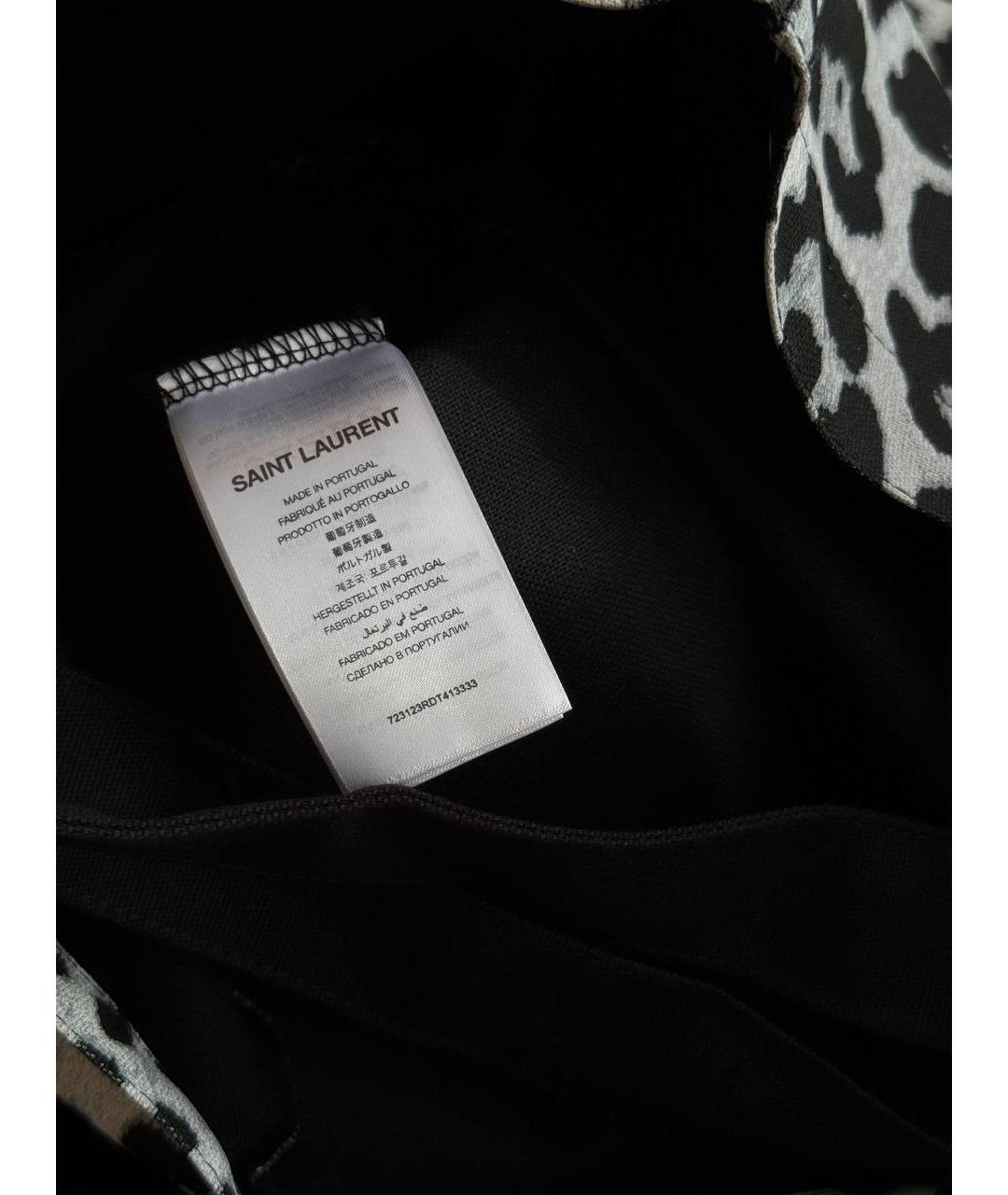 SAINT LAURENT Серая сумка тоут, фото 5