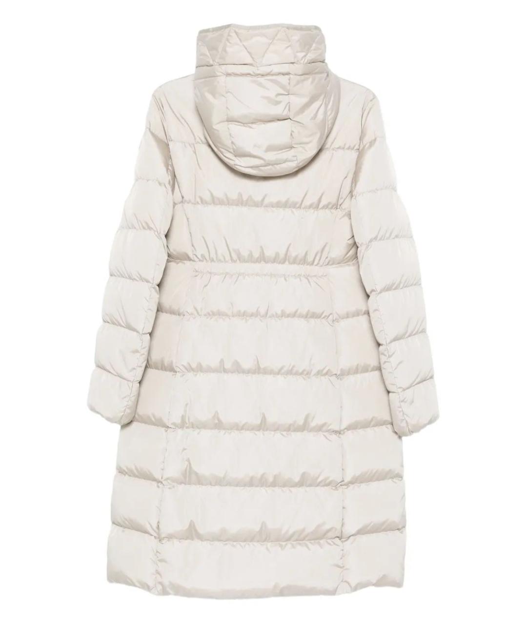 MONCLER Бежевая полиамидовая куртка, фото 2