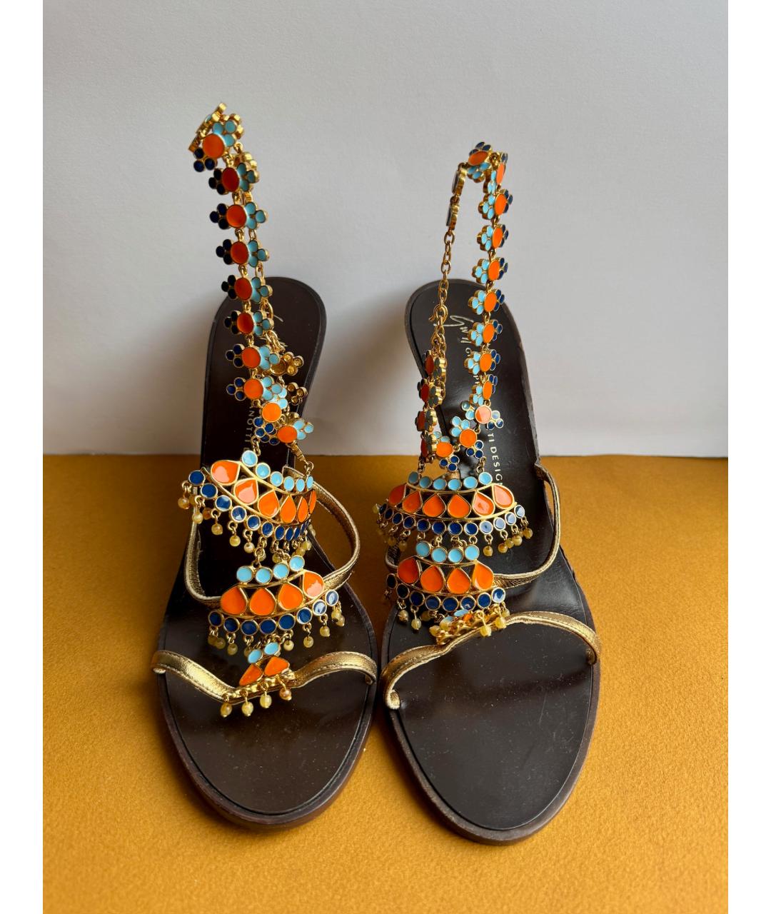 GIUSEPPE ZANOTTI DESIGN Мульти босоножки, фото 3
