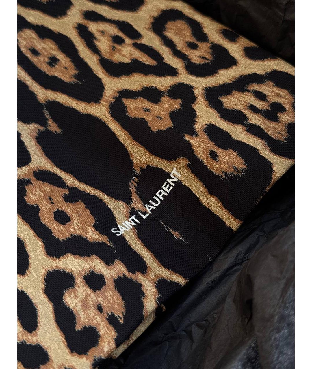 SAINT LAURENT Коричневая сумка тоут, фото 4