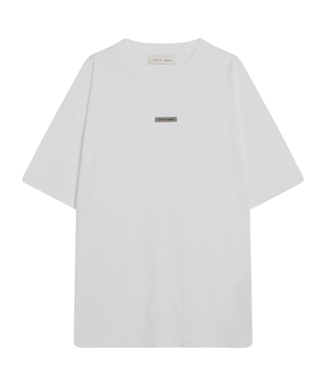 FEAR OF GOD ESSENTIALS Белая хлопковая футболка, фото 1