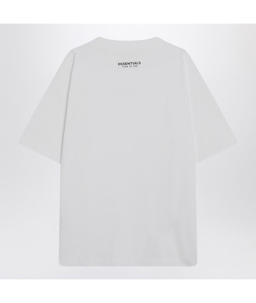 FEAR OF GOD ESSENTIALS Белая хлопковая футболка, фото 2