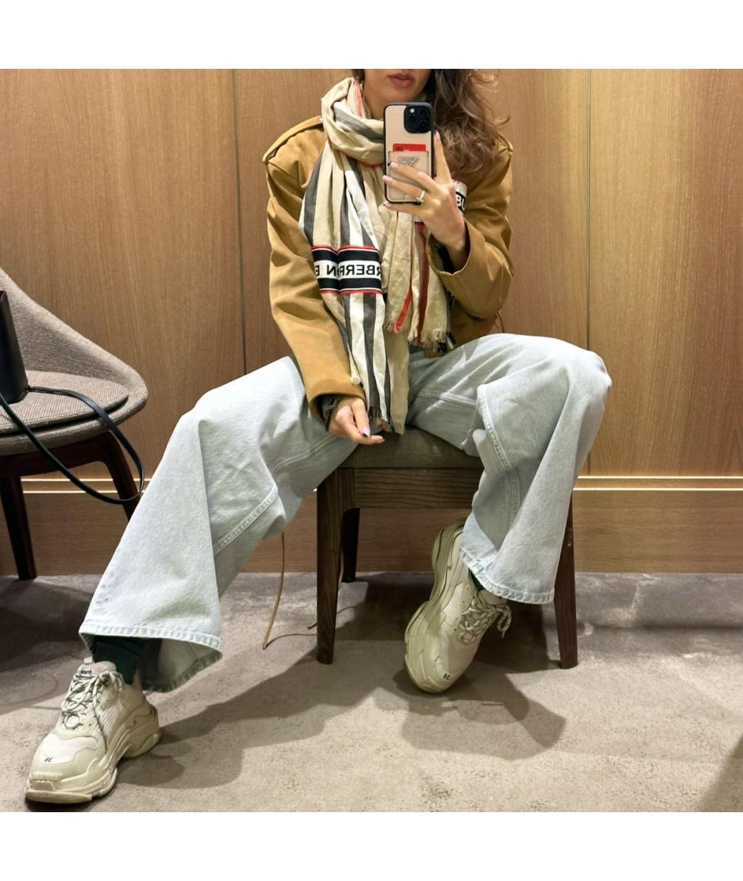 BALENCIAGA Бежевые кроссовки, фото 5