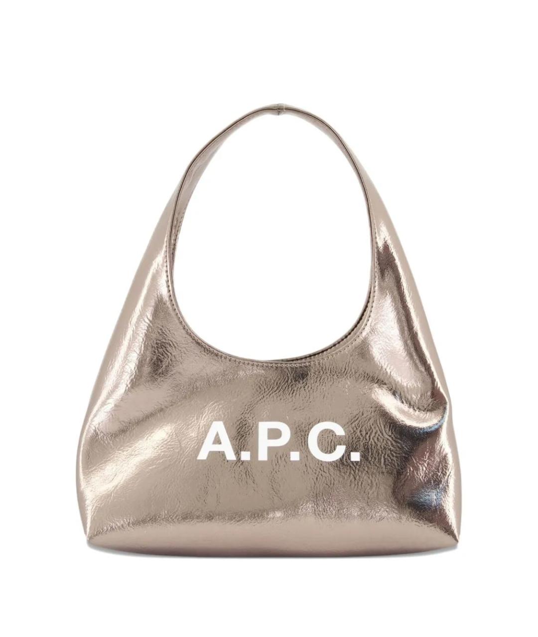 A.P.C. Золотая сумка через плечо, фото 1