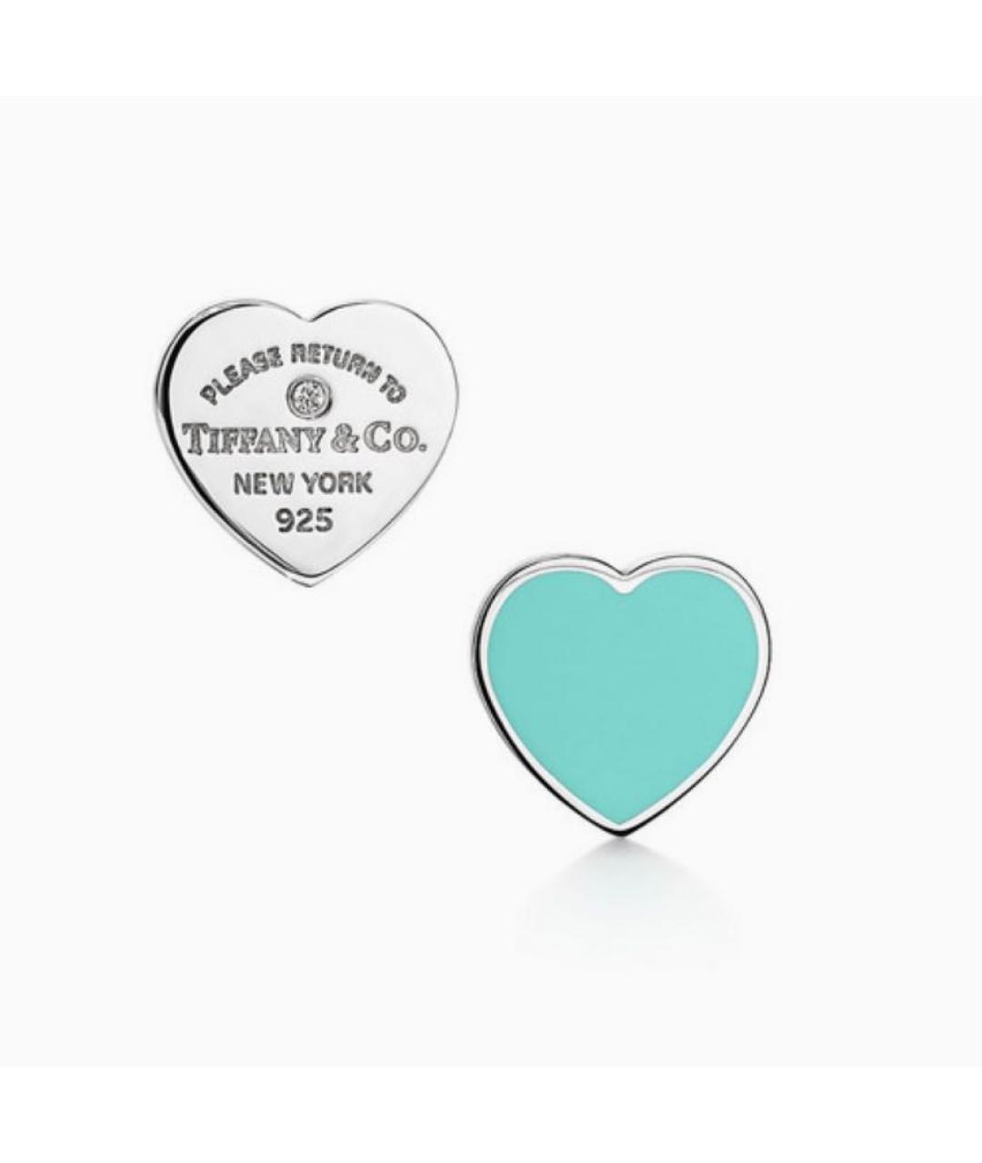 TIFFANY&CO Серебряные серьги, фото 3