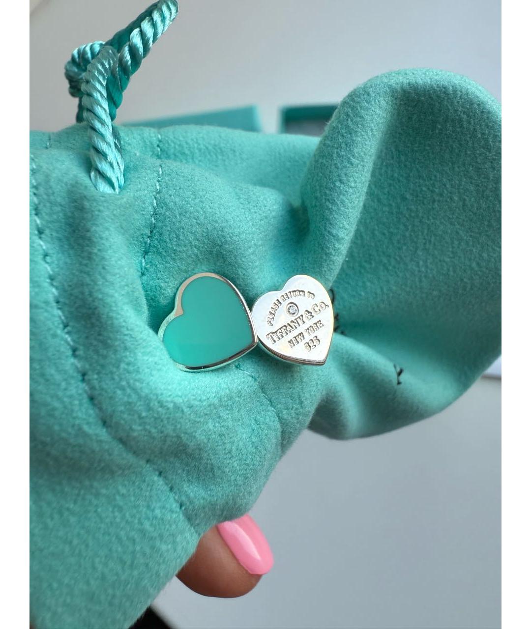 TIFFANY&CO Серебряные серьги, фото 4