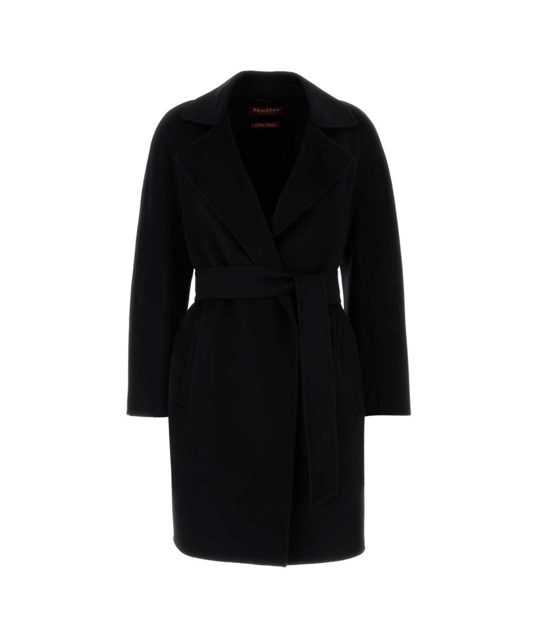 MAX MARA STUDIO Черное пальто, фото 1