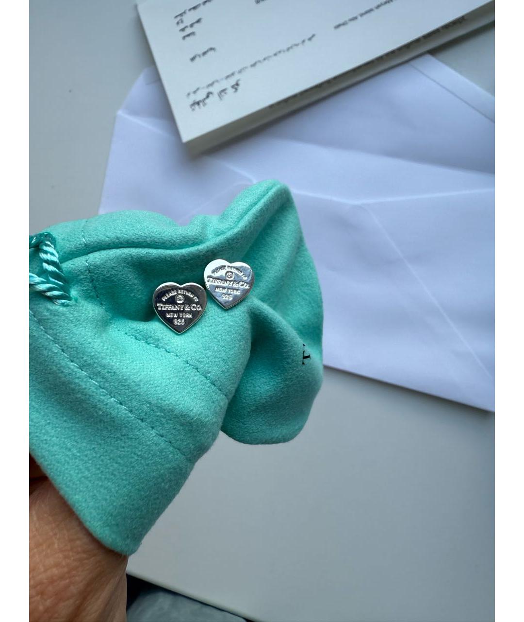 TIFFANY&CO Серебряные серьги, фото 2