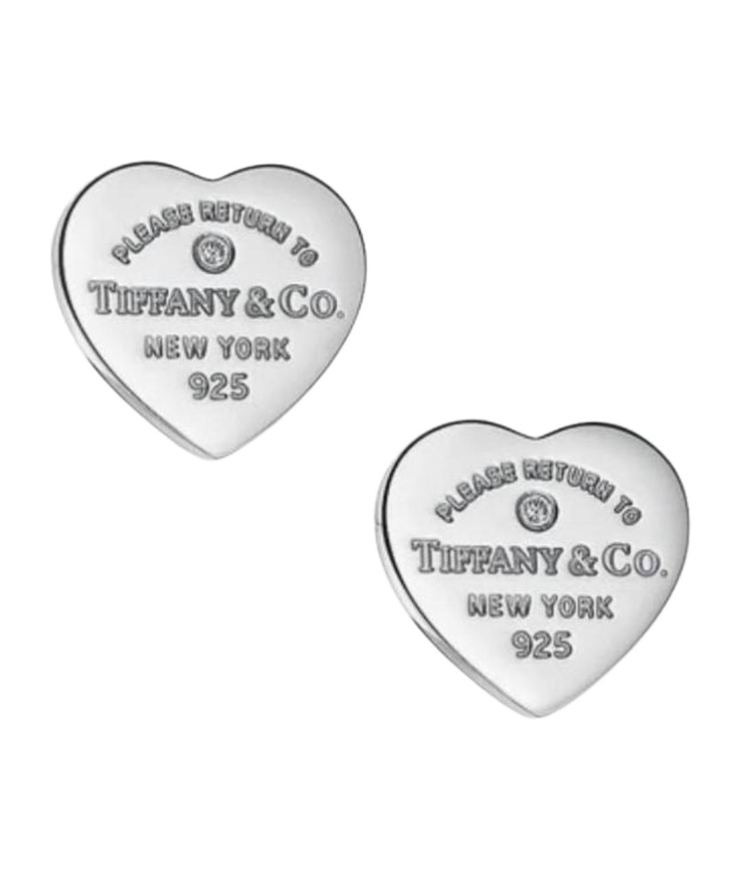 TIFFANY&CO Серебряные серьги, фото 1