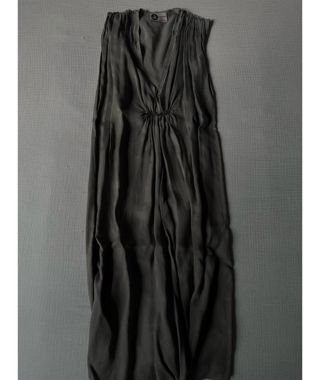 LANVIN Серое платье, фото 9