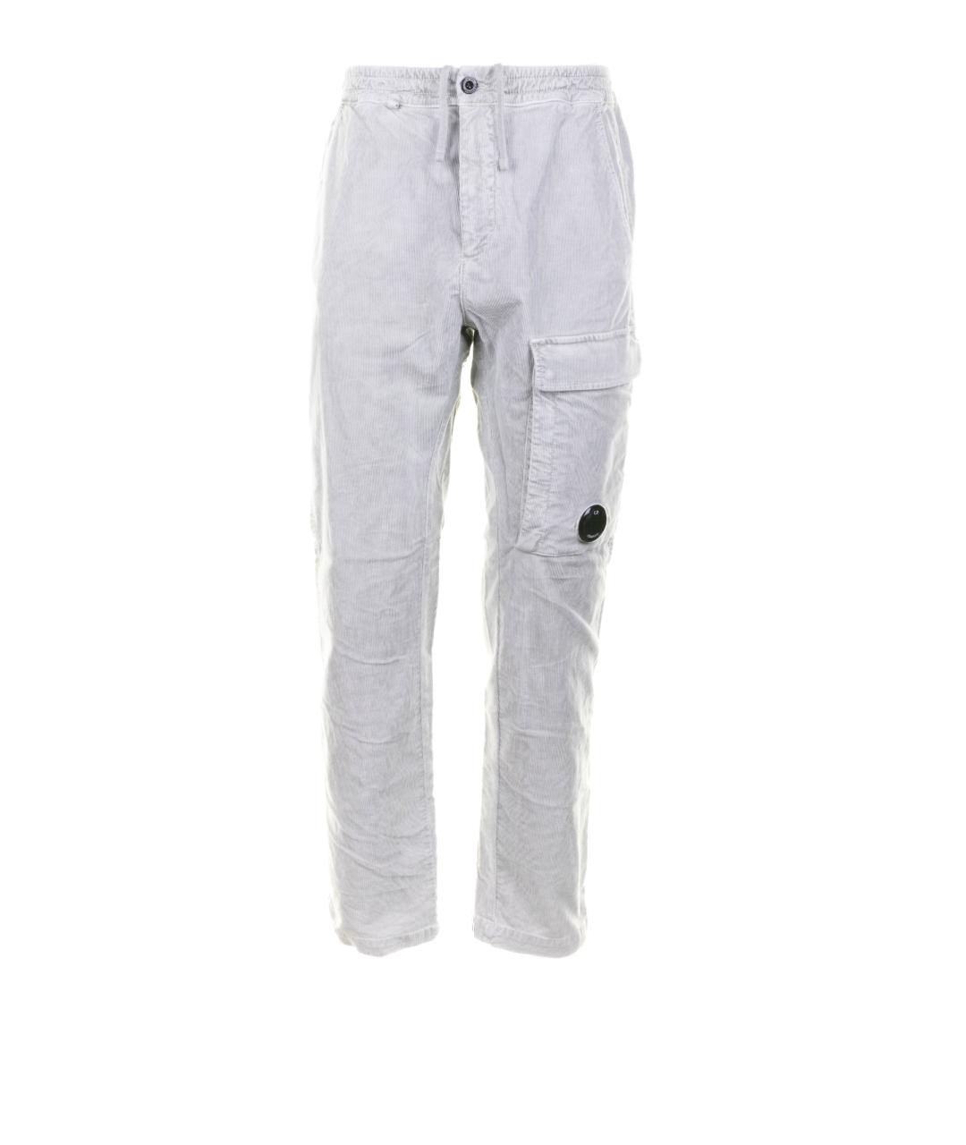 CP COMPANY Серые хлопковые повседневные брюки, фото 1