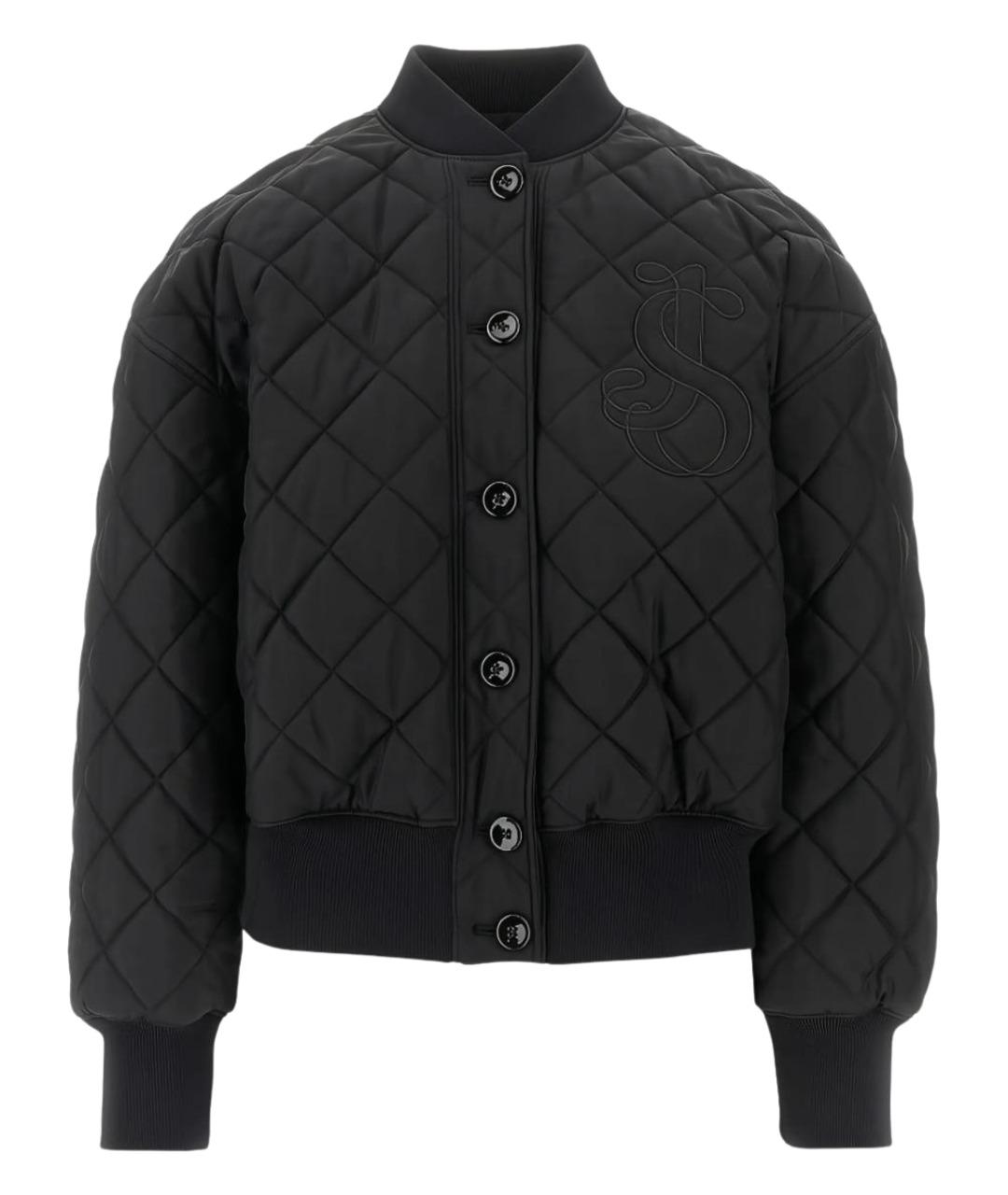 JIL SANDER Черная полиэстеровая куртка, фото 1