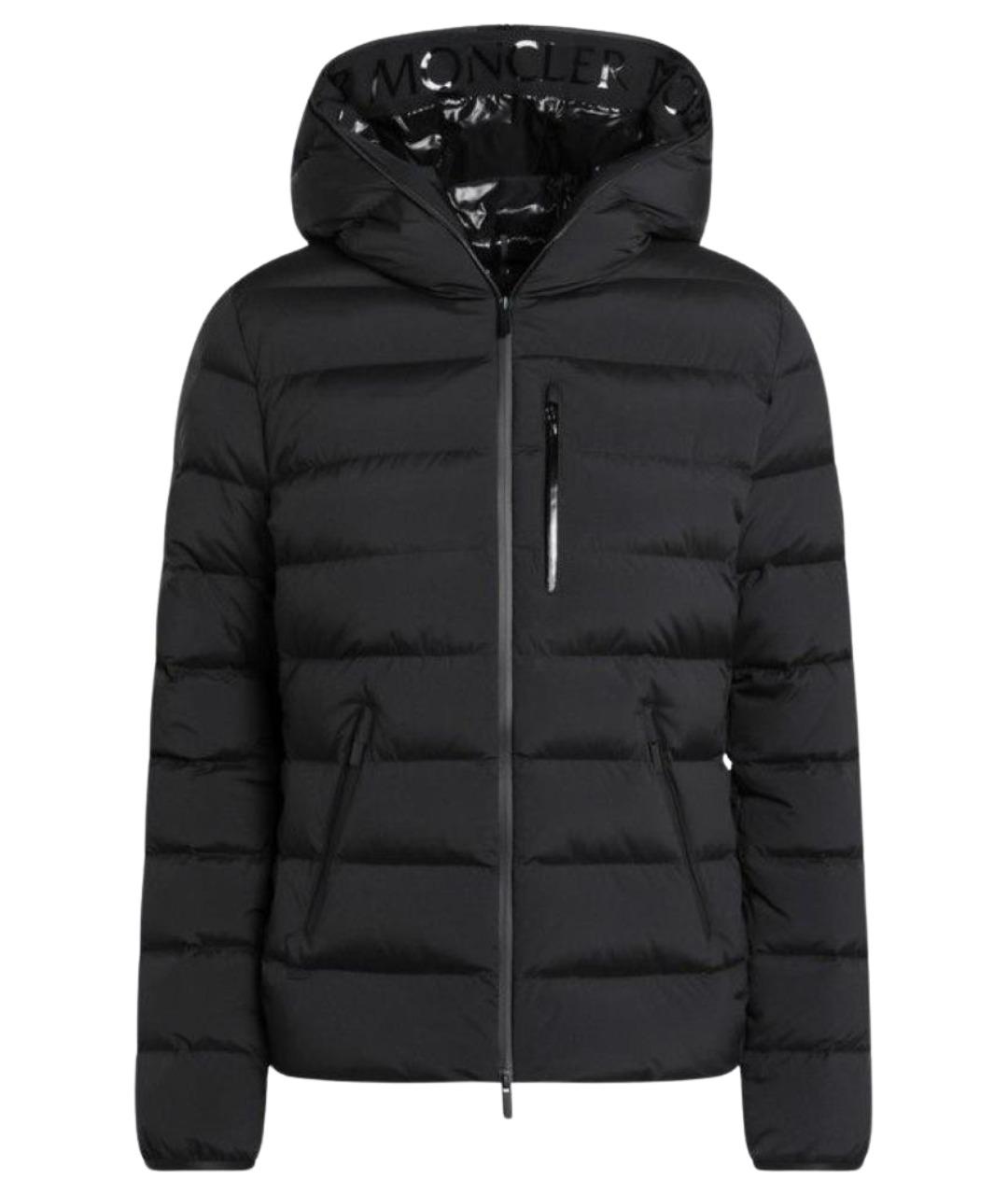 MONCLER Черная полиамидовая куртка, фото 1