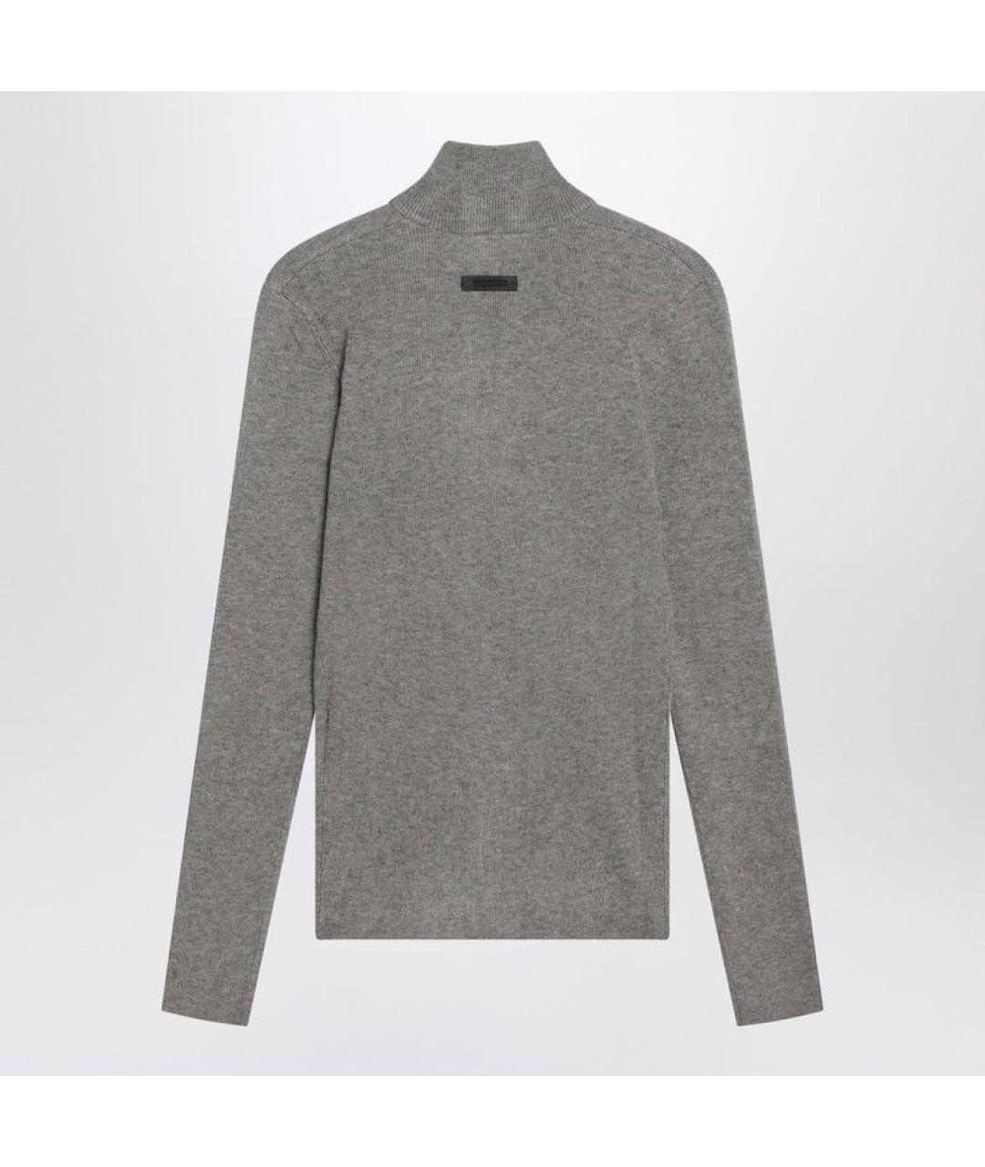 FEAR OF GOD ESSENTIALS Серый кардиган, фото 2