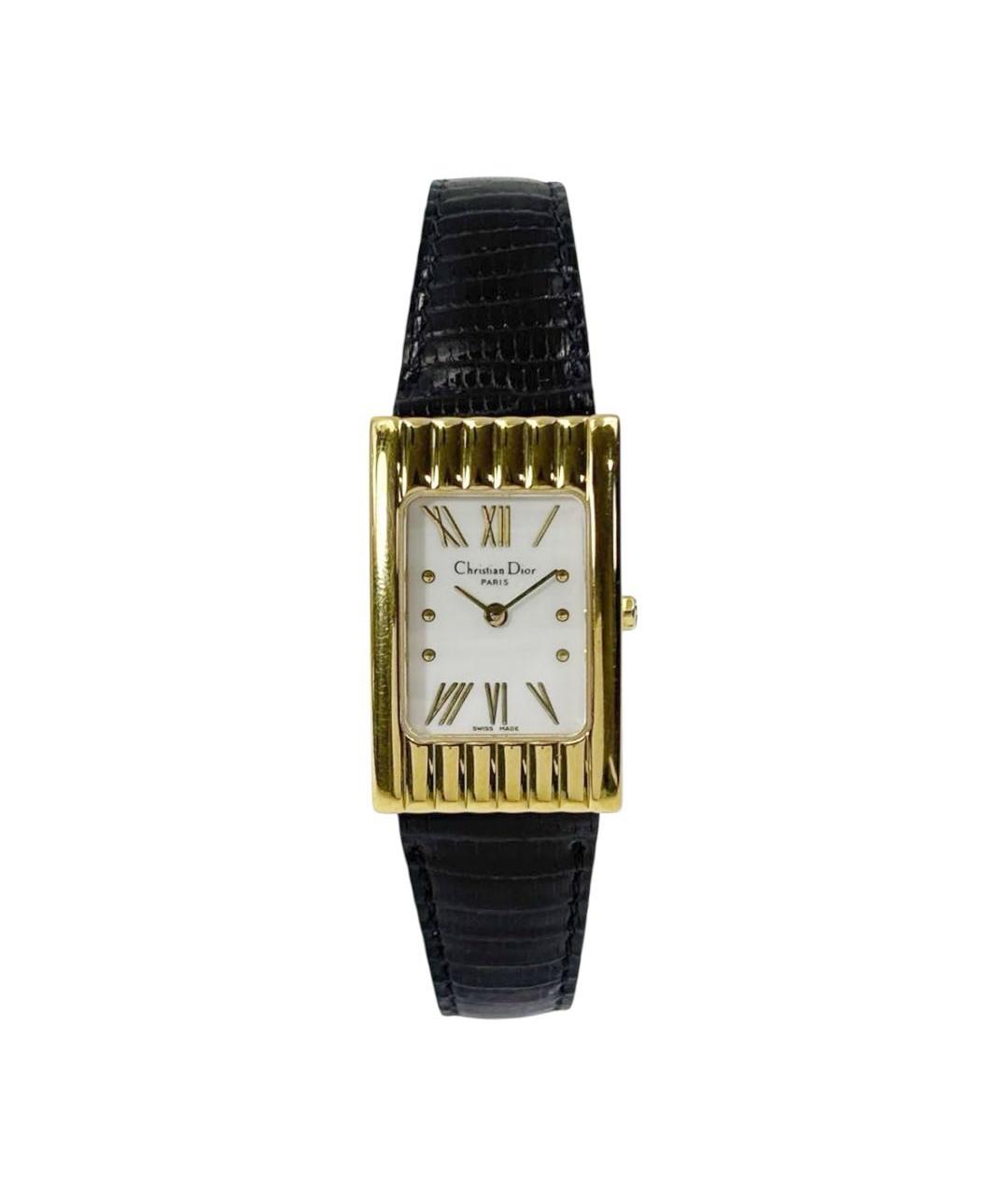 CHRISTIAN DIOR Золотые позолоченные часы, фото 1