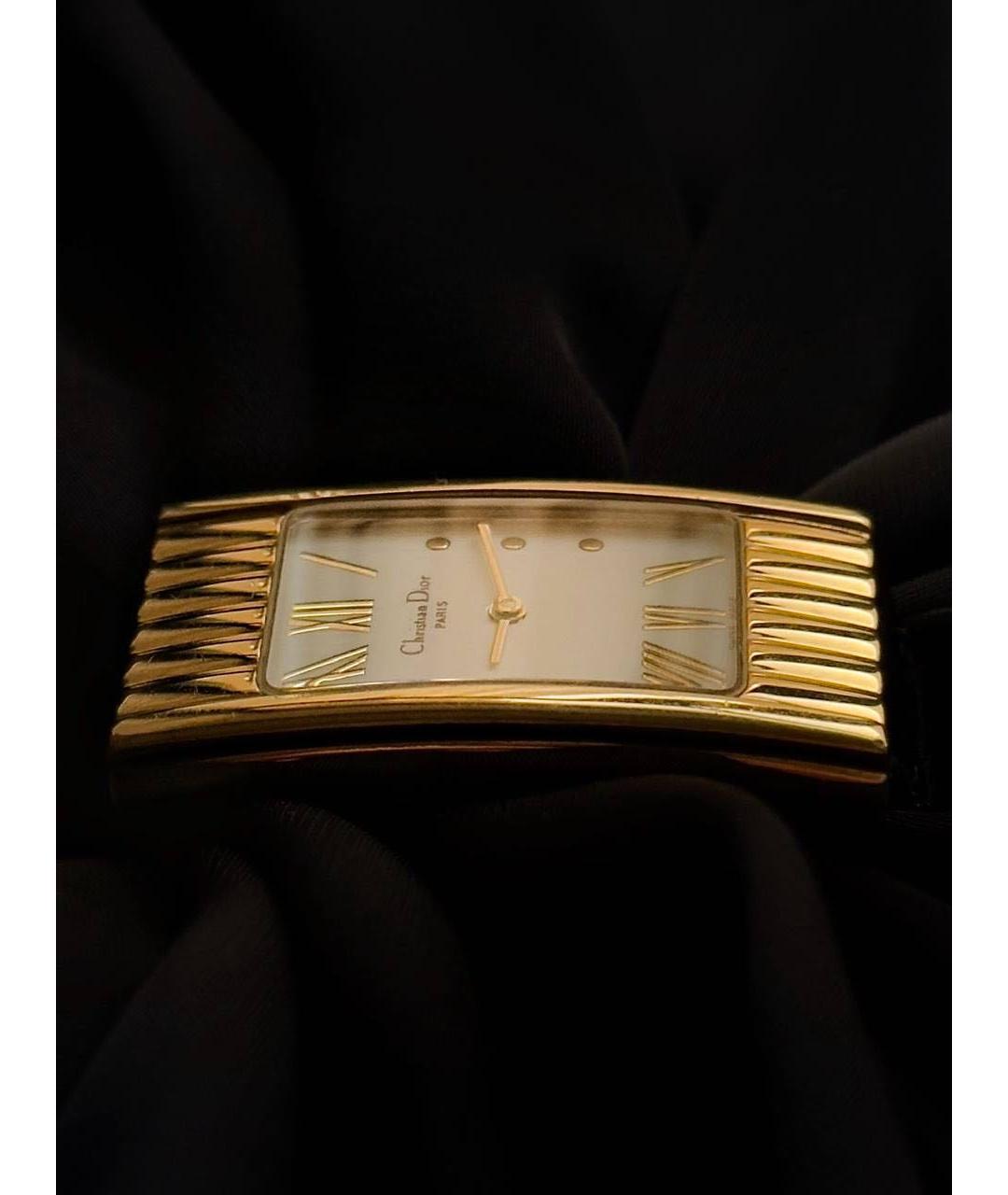 CHRISTIAN DIOR Золотые позолоченные часы, фото 3