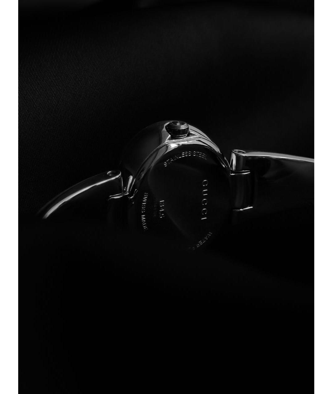 GUCCI Серебряные металлические часы, фото 6