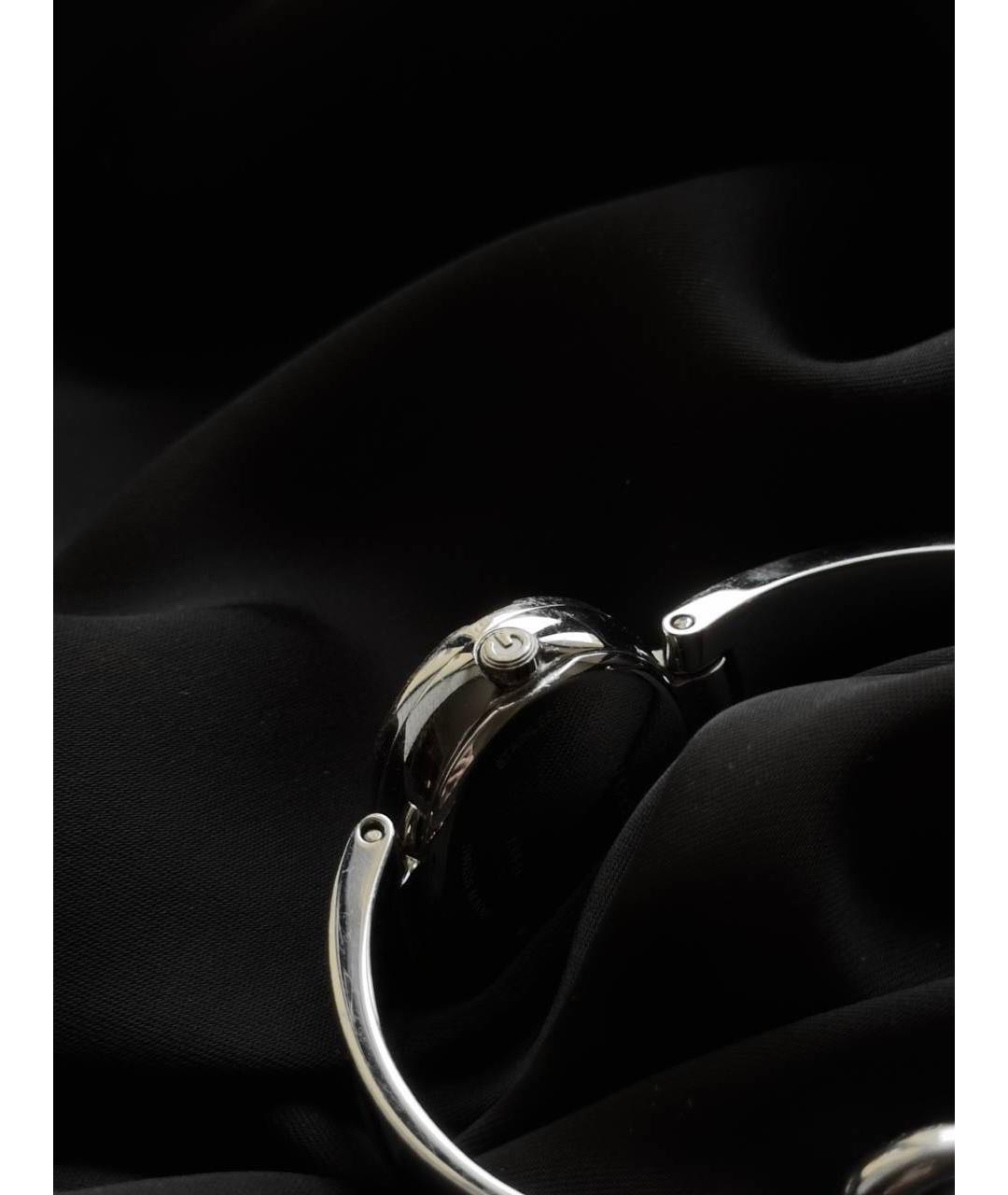 GUCCI Серебряные металлические часы, фото 4