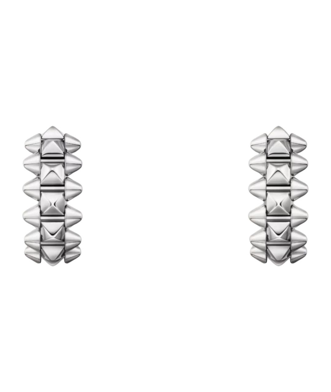 CARTIER Белые серьги из белого золота, фото 6