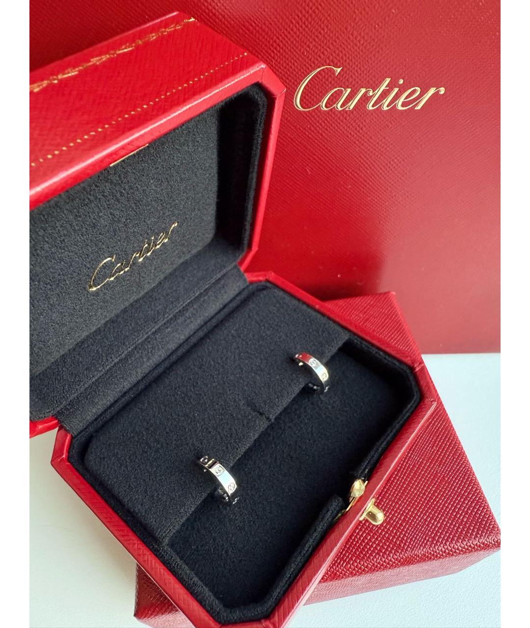 CARTIER Серьги из белого золота, фото 3