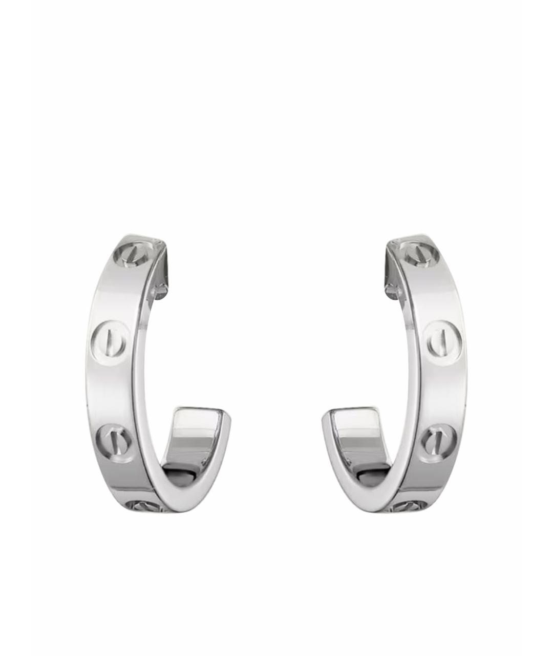 CARTIER Серьги из белого золота, фото 1
