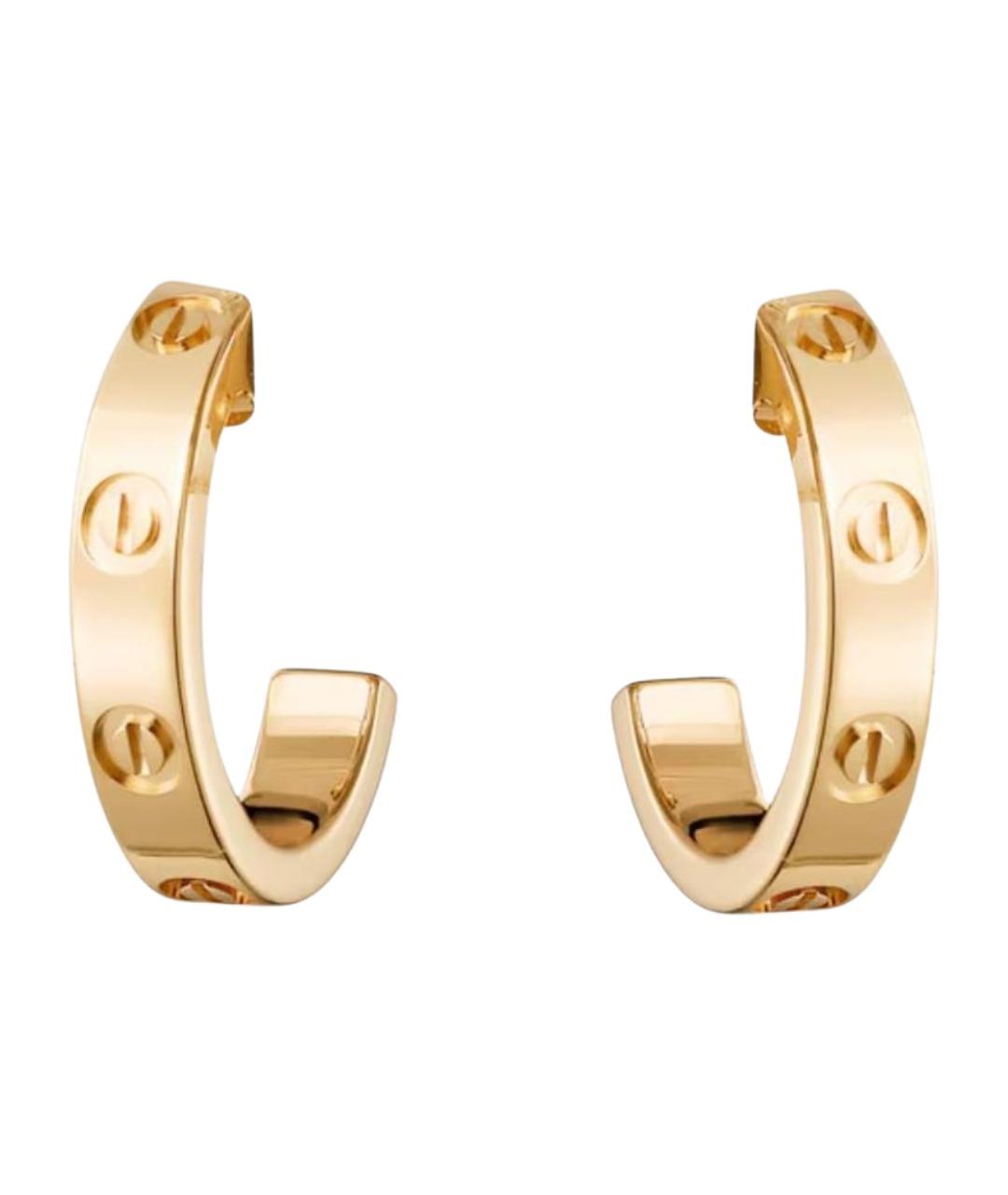 CARTIER Золотые серьги из желтого золота, фото 6