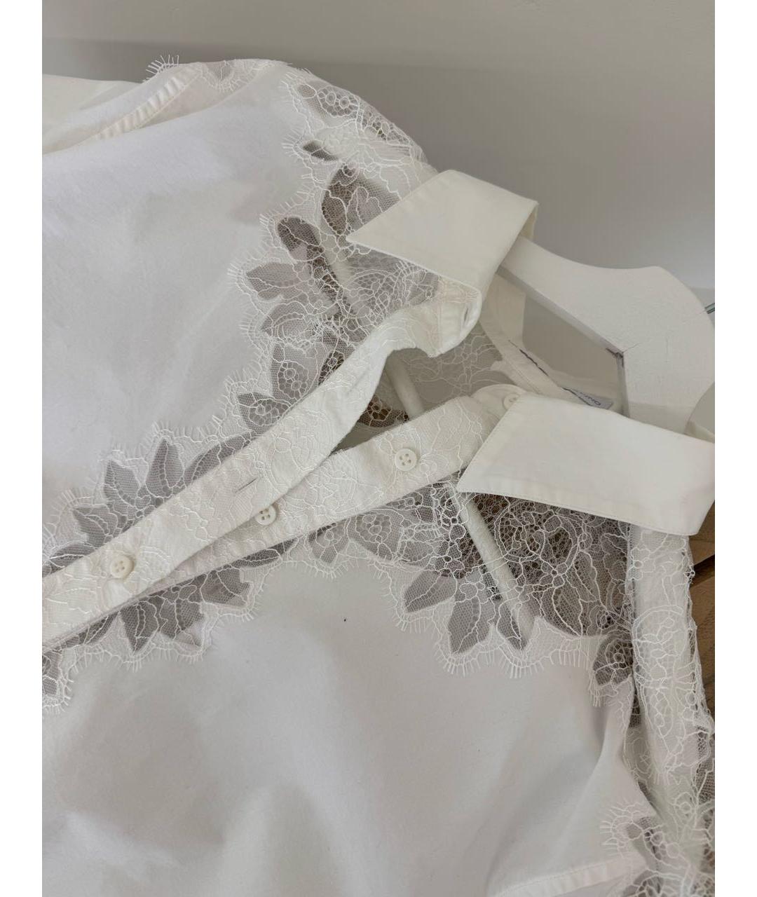 ERMANNO SCERVINO Белая хлопковая рубашка, фото 4