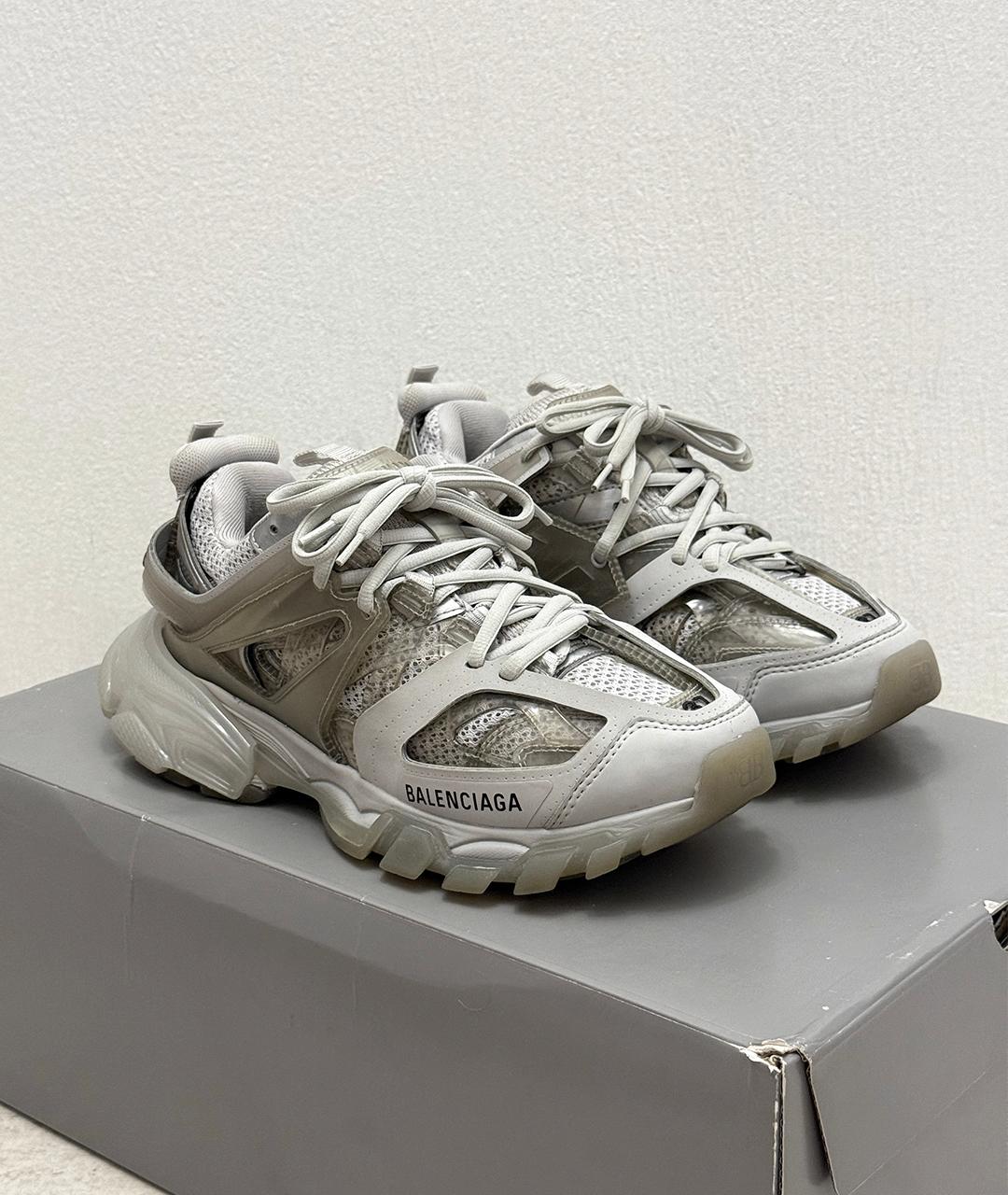 BALENCIAGA Серые кроссовки, фото 7