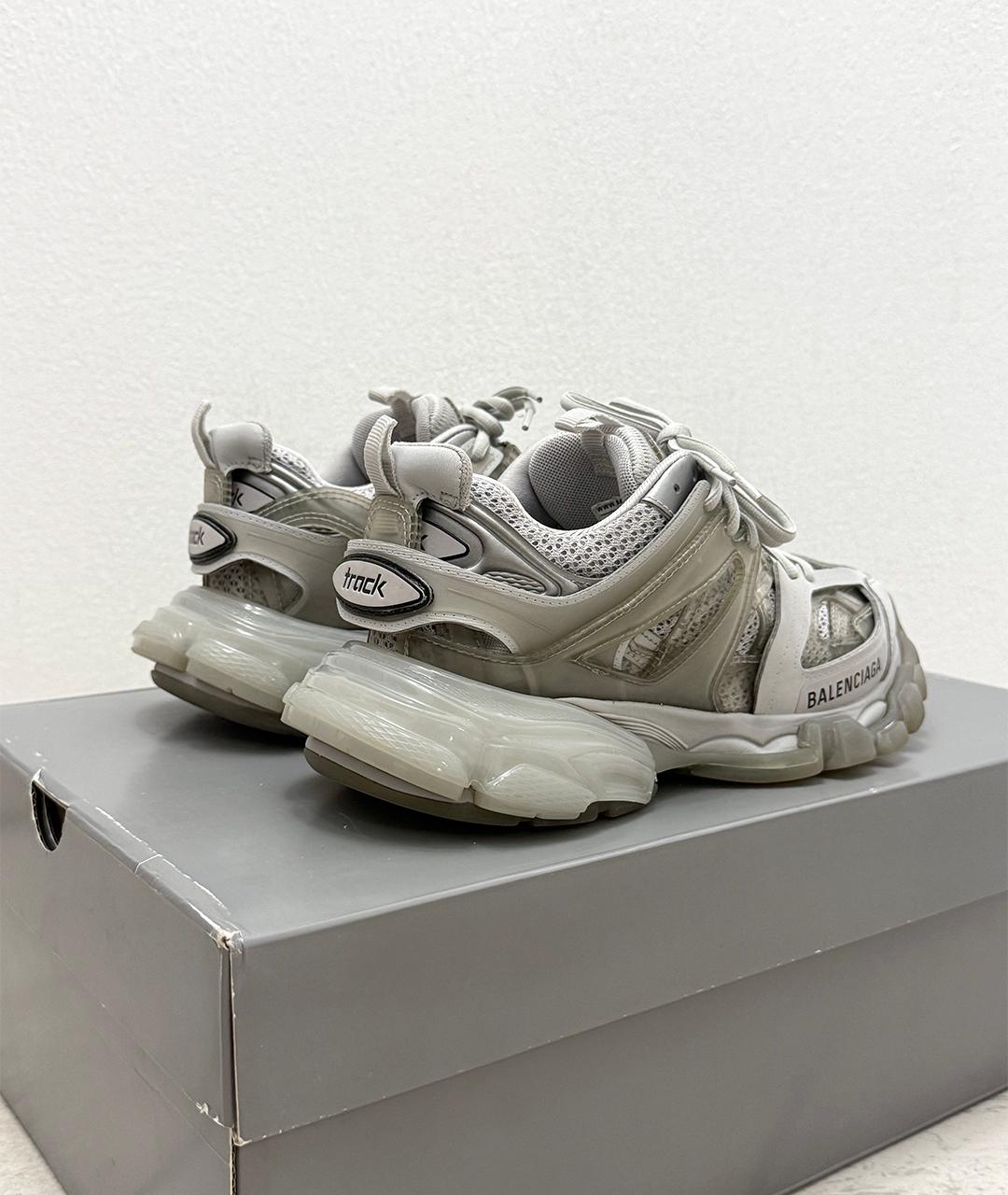BALENCIAGA Серые кроссовки, фото 4