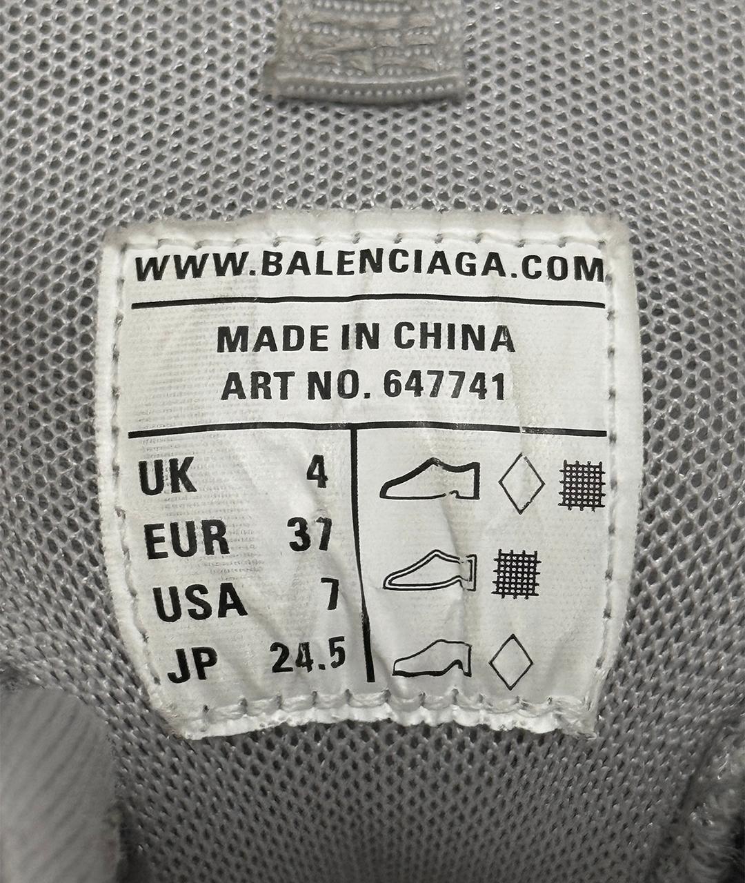 BALENCIAGA Серые кроссовки, фото 8