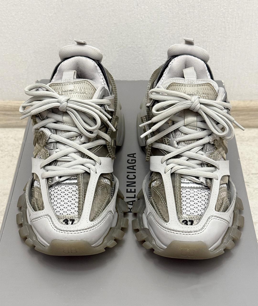 BALENCIAGA Серые кроссовки, фото 3