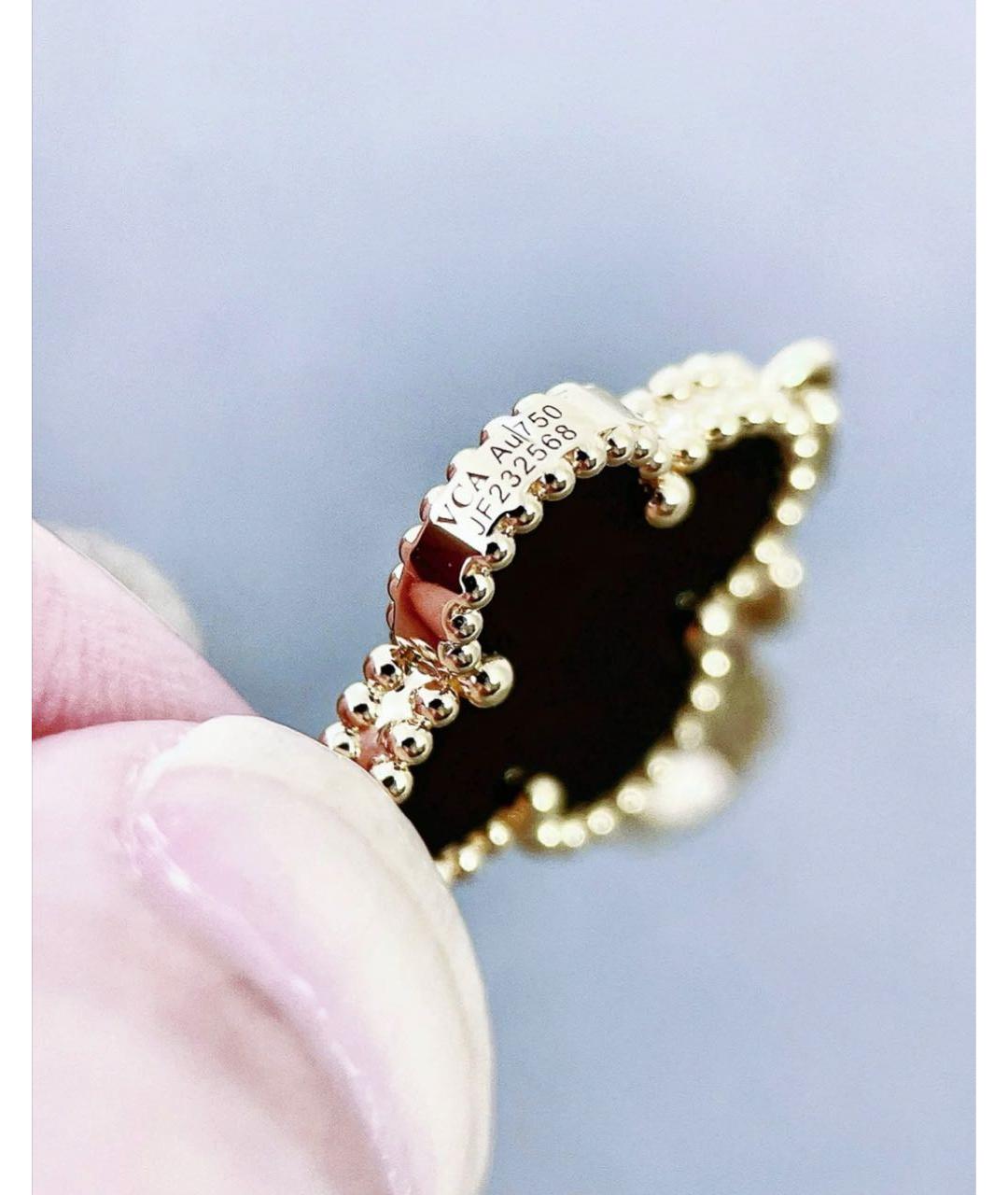 VAN CLEEF & ARPELS Черный браслет из желтого золота, фото 5