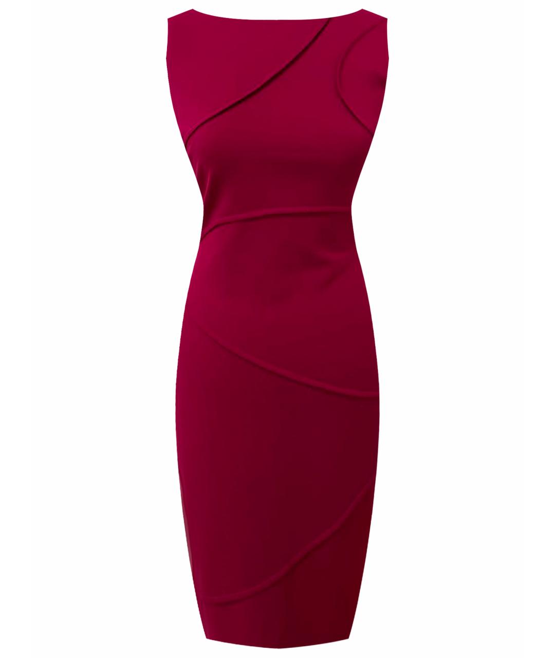 ESCADA Фуксия вискозное повседневное платье, фото 1