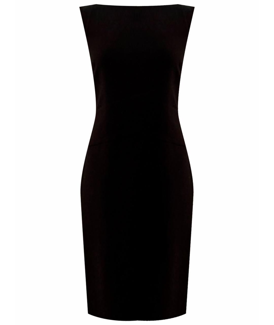 EMILIO PUCCI Черное шерстяное повседневное платье, фото 1
