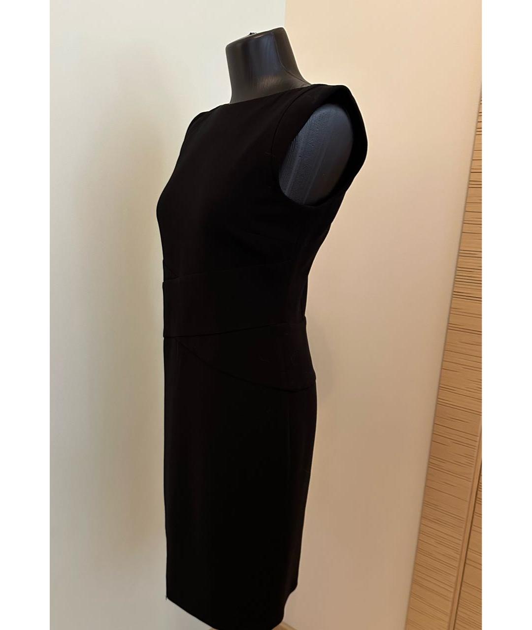 EMILIO PUCCI Черное шерстяное повседневное платье, фото 3