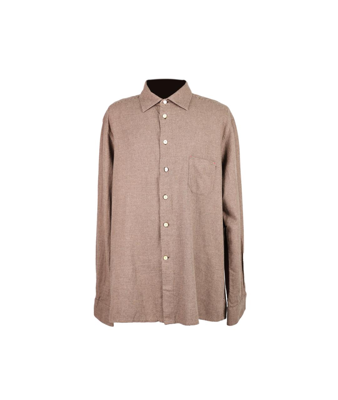 KITON Коричневая кэжуал рубашка, фото 6