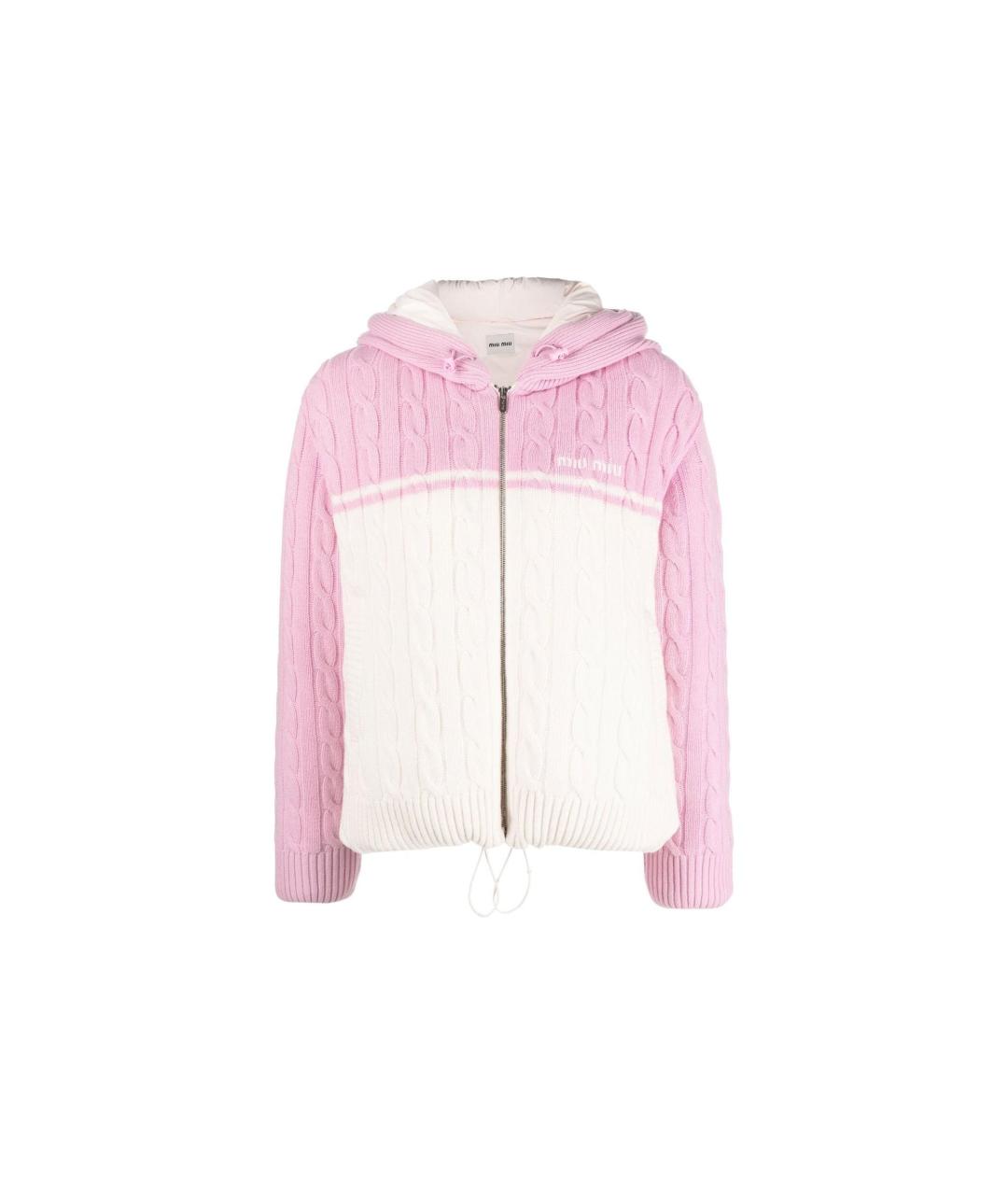 MIU MIU Розовый пуховик, фото 1