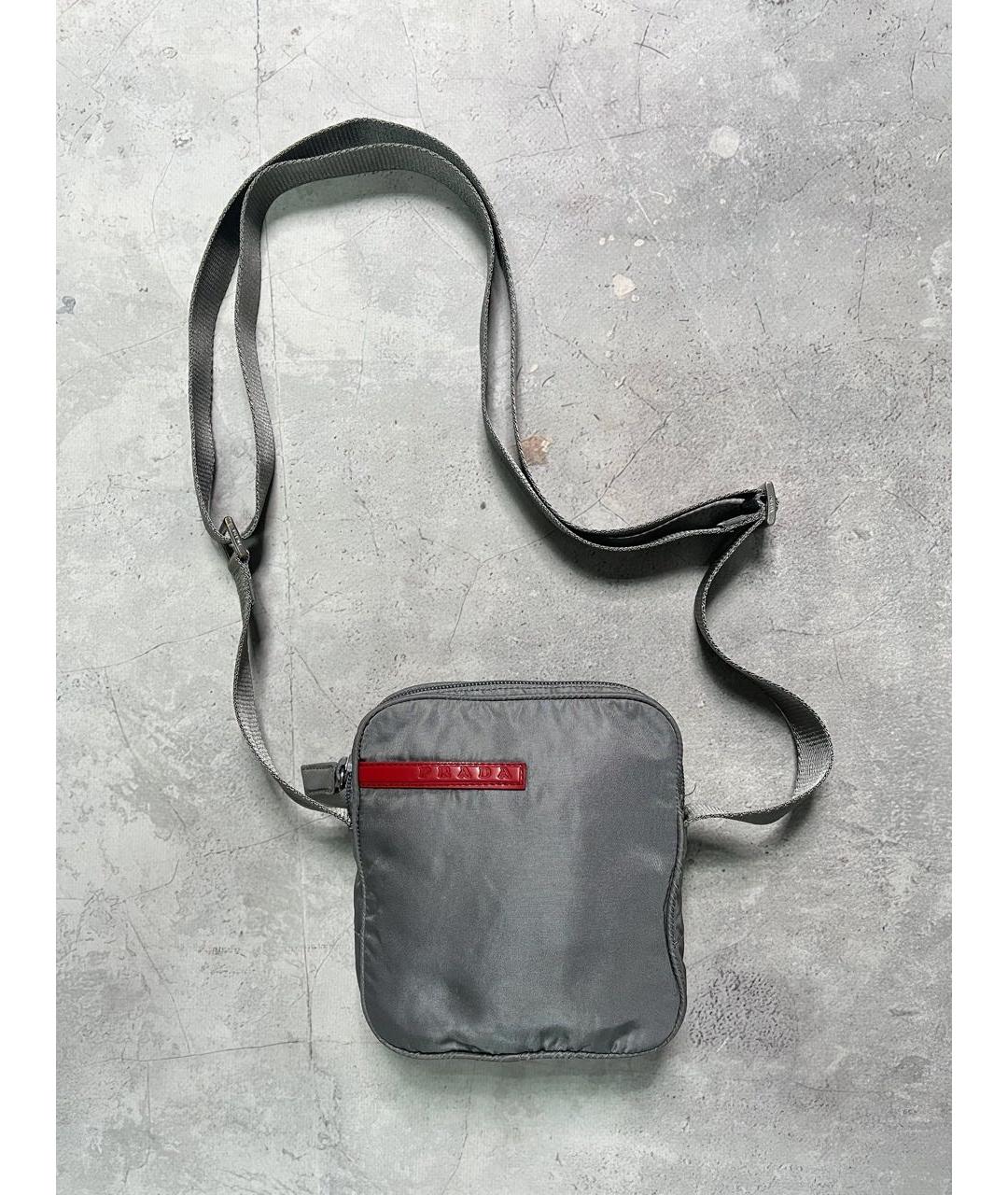 PRADA Серая сумка на плечо, фото 2