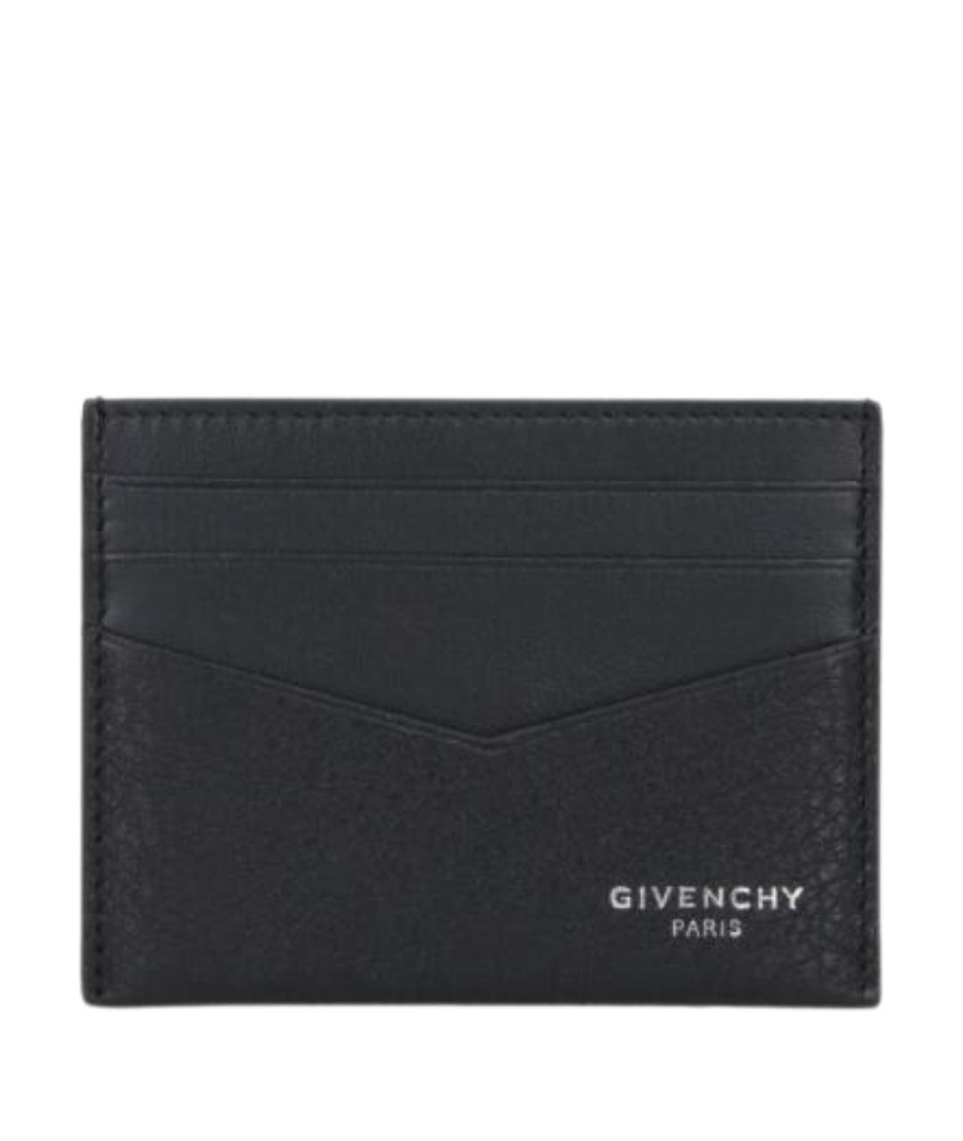 GIVENCHY Черный кожаный кардхолдер, фото 1